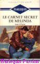 Couverture du livre intitulé "Le carnet secret de Melinda (A family of two
)"