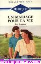 Couverture du livre intitulé "Un mariage pour la vie (Yesterday's wedding
)"