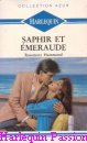 Couverture du livre intitulé "Saphir et émeraude (The colour of the sea)"