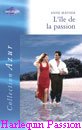 Couverture du livre intitulé "L'île de la passion (Diamond fire)"