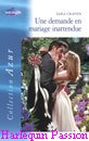 Couverture du livre intitulé "Une demande en mariage inattendue (His convenient marriage)"