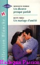 Couverture du livre intitulé "Un divorce presque parfait (A hugs-and-kisses family)"
