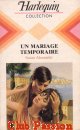 Couverture du livre intitulé "Un mariage temporaire (Temporary husband)"