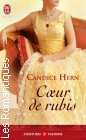 Couverture du livre intitulé "Coeur de rubis (Her scandalous affair)"