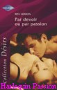 Couverture du livre intitulé "Par devoir ou par passion (Saving his son)"