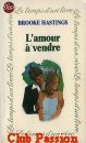 Couverture du livre intitulé "L'amour à vendre (Playing for keeps)"
