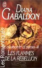 Couverture du livre intitulé "Les flammes de la rébellion (Dragonfly in Amber)"