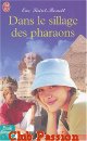 Couverture du livre intitulé "Dans le sillage des pharaons"