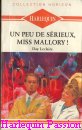 Couverture du livre intitulé "Un peu de sérieux, Miss Mallory ! (Jinxed)"