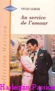 Couverture du livre intitulé "Au service de l'amour (Soldier and the society girl)"