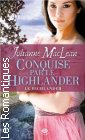 Couverture du livre intitulé "Conquise par le highlander (Claimed by the highlander)"