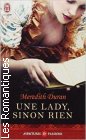 Couverture du livre intitulé "Une lady, sinon rien (A lady's lesson in scandal)"