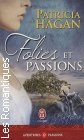 Couverture du livre intitulé "Folies et passions (The raging hearts)"