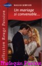 Couverture du livre intitulé "Un mariage si convenable... (A very convenient marriage
)"