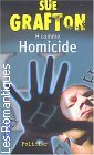 Couverture du livre intitulé "H comme Homicide (H is for Homicide)"